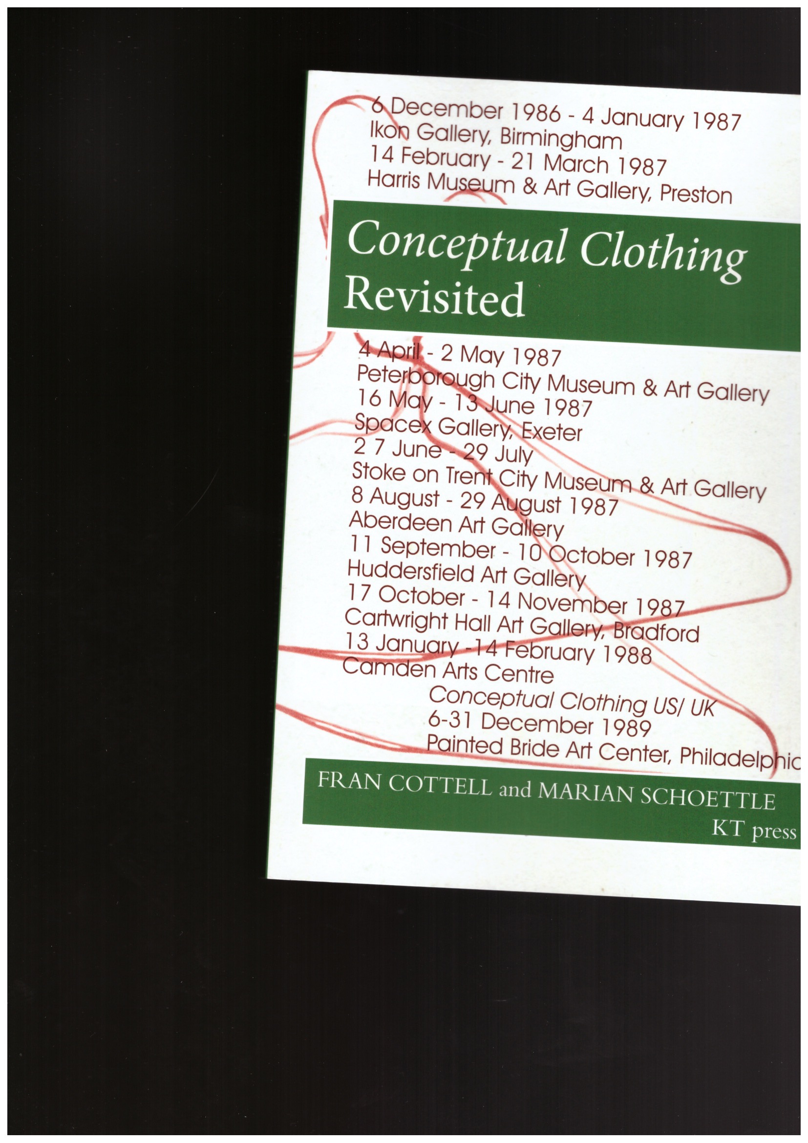 COTTEL, Fran; SCHOETTLE Marian - Conceptual Clothing Revisited